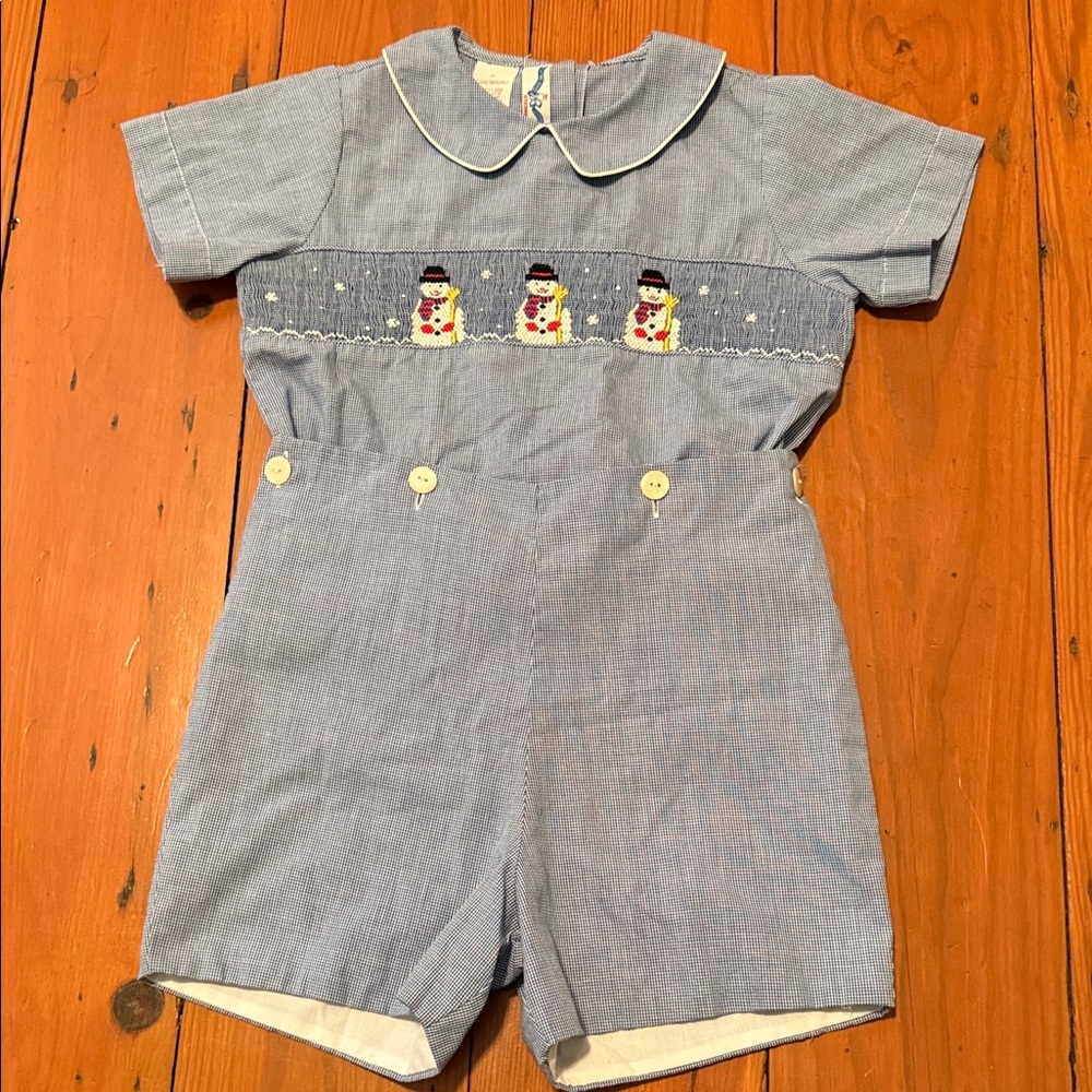 Silly Goose Onesie with Snowman Design